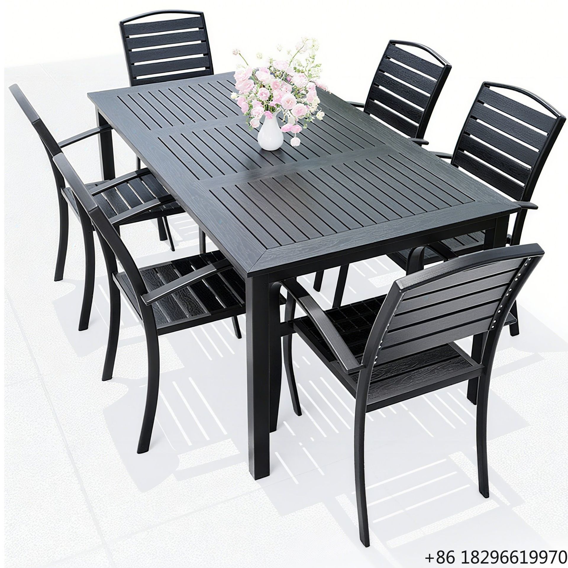 New Bamboo Picnic Garden Table - Outdoor Furniture Table And Chairs recension och pris