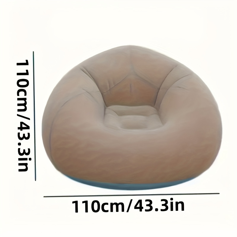 Flocked PVC Inflatable Sofa Ch - Outdoor Daybed Sofa recension och pris